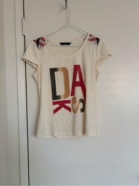 Vintage DAKS Cream Graphic Tee